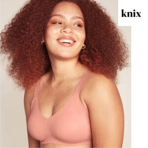 KNIX Padded V-Neck Bra -  Thin Strap size 3